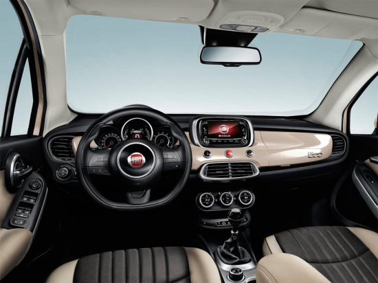 интерьер салона Fiat 500X