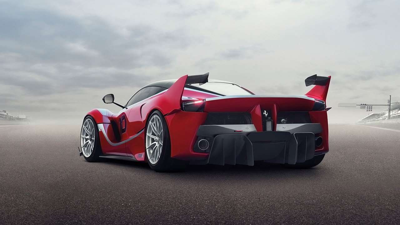 Ferrari FXX K фото сзади