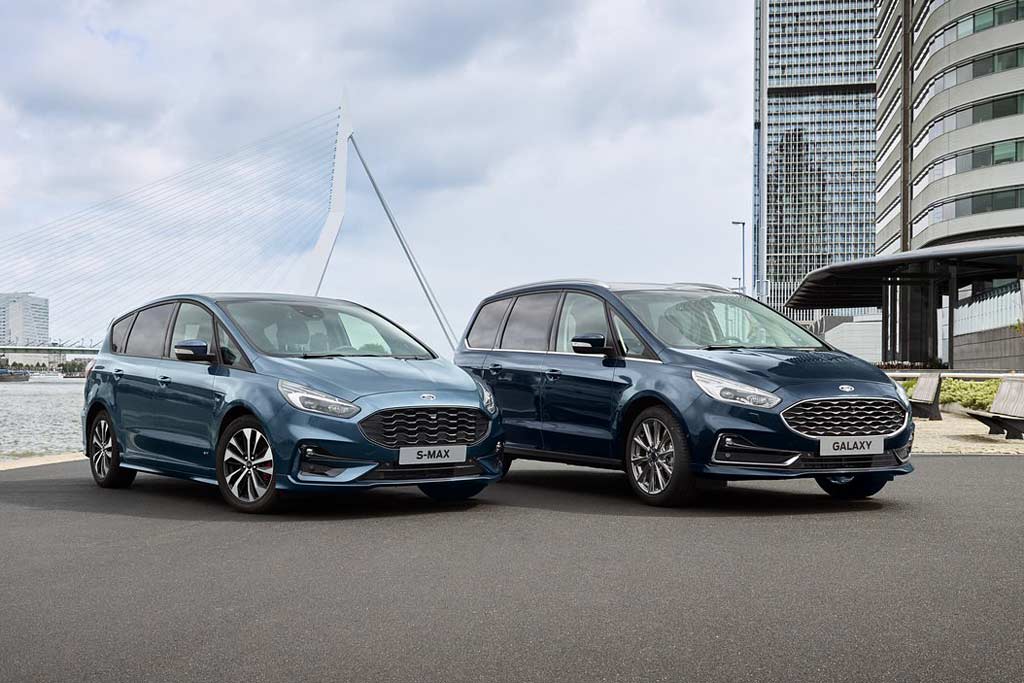 Обновленные минивэны Ford S-Max и Galaxy 2020 