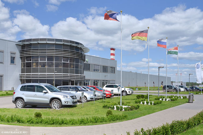 Головной офис завода по производству автомобилей Фольксваген в Калуге