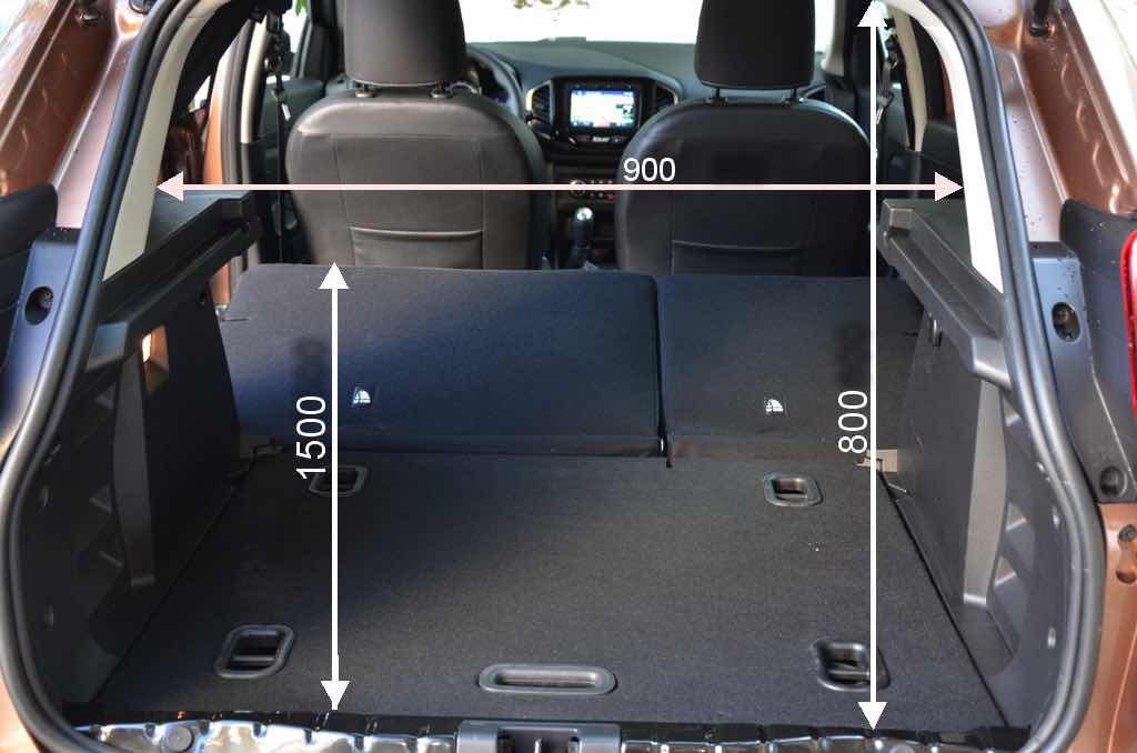 Размеры багажника lada xray