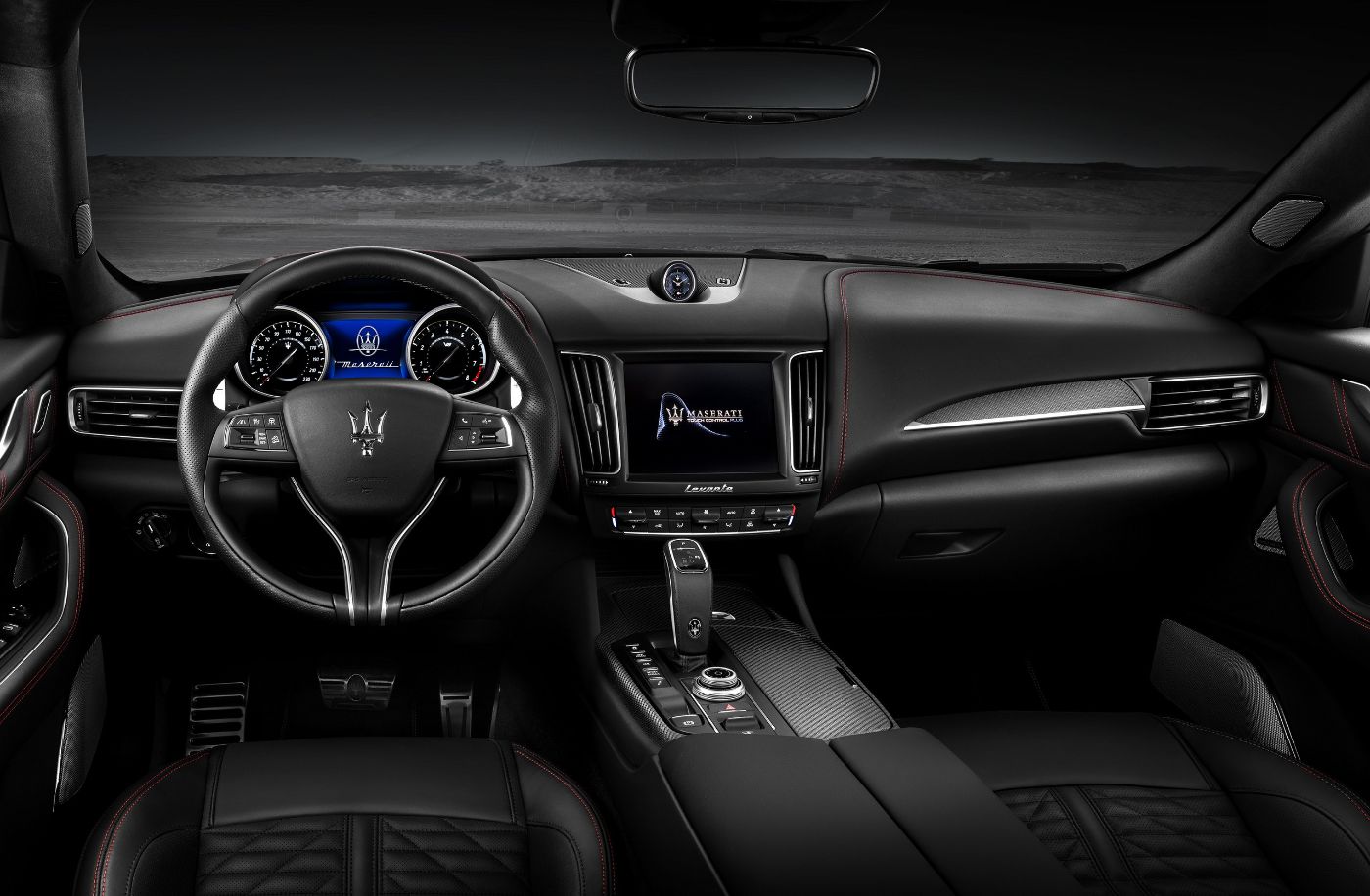 Maserati Levante Trofeo – the luxury SUV on the road, front view